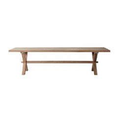 DINING TABLE XLEG TEAK 300 - DINING TABLES